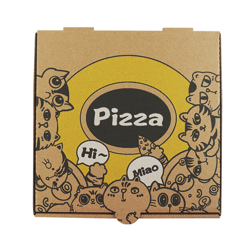 牛皮纸食品披萨包装盒